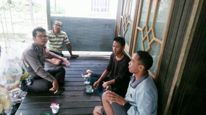 Aiptu Ronal Sitinjak Rutin Sambangi Desa