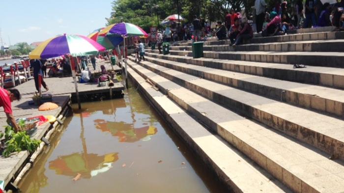 Akhirnya Pasar Terapung Tendean Airnya Bisa untuk Becermin