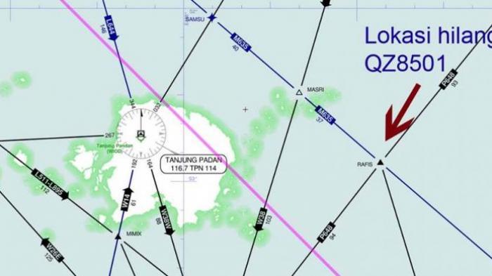 Basarnas Menduga Pesawat Berada di Dasar Laut