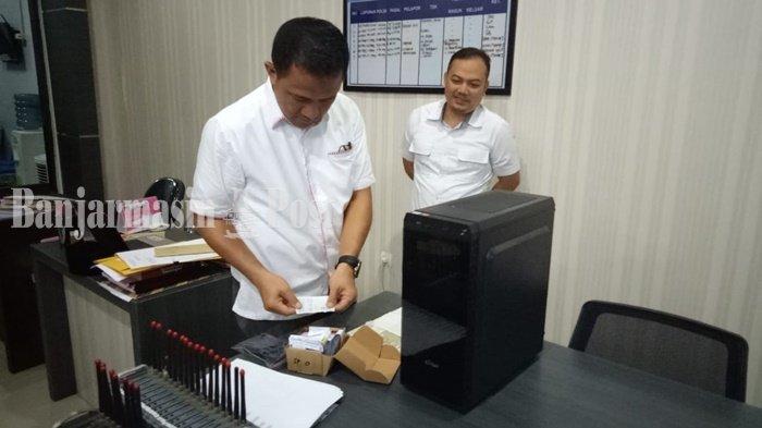 Penjual Kartu Perdana Sudah Teregistrasi di Banjarmasin Dijerat UU ITE, Ancaman 12 Tahun Penjara