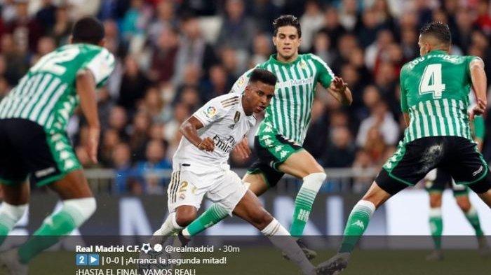LINK Live Streaming TV Online Real Betis vs Real Madrid Liga Spanyol di Bein Sport 1 Jam 01.55 WIB