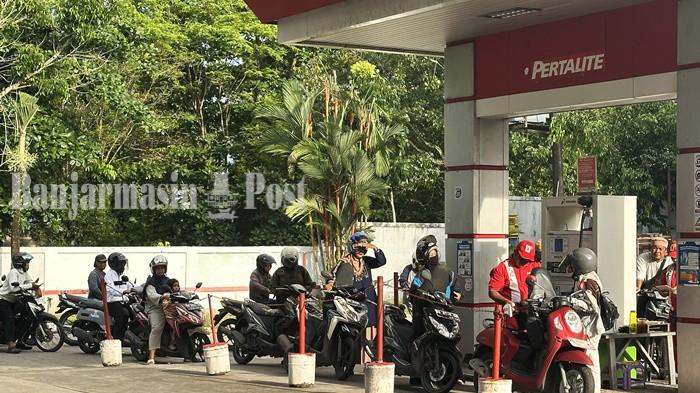 Ramai Motor Brebet Usai Isi BBM di SPBU Banjarmasin, Hiswana Migas: Kita Selalu Cek