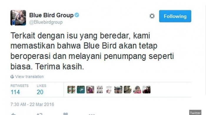 Waduh! Akun Twitter Blue Bird Dihujat Netizen Gara-gara Demo