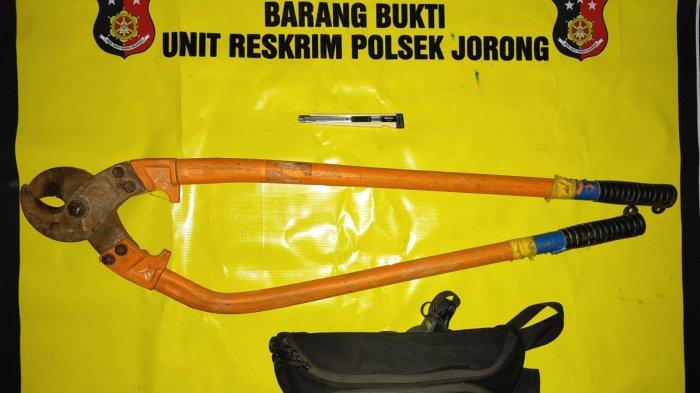 'Tikus' Kabel Ground Pembangkit PLTU Asamasam Diringkus, Beraksi Gunakan Alat Ini