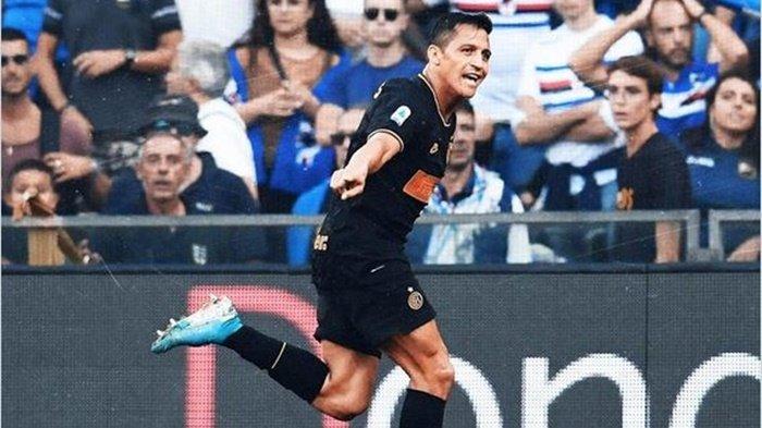 Hasil Liga Italia Sampdoria vs Inter Milan, Alexis Sanchez Cetak Gol Debut, Inter Menang Skor 3-1