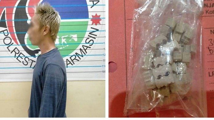 Tangkap Pria Banjarmasin Ini, Polisi Sita 30 Butir Ineks 'Batman'
