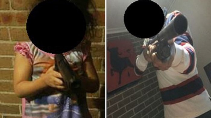 Duh Seorang Ayah Arahkan Pistol ke Wajah Anak, Kemudian Diberikan Untuk Dimainkan