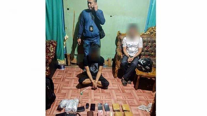 Polda Kalbar Amankan 1,9 Kg Sabu dan 2 Kg Ganja, Petugas Ditresnarkoba Tangkap 4 Tersangka