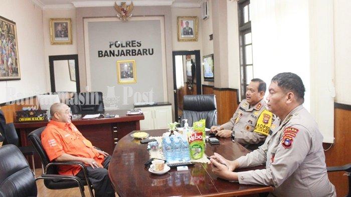 Anggota DPR RI Habib Aboe Pantau Pelaksanan Vaksinasi di Polres Banjarbaru