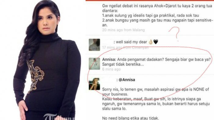 Annisa Pohan Akhirnya Meminta Maaf karena Emosi pada Temannya