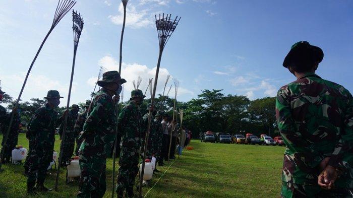 Apel Siaga Karhutla di Batola, Tampilkan Ide Kreatif Armada Pemadam Modifikasi Roda Dua