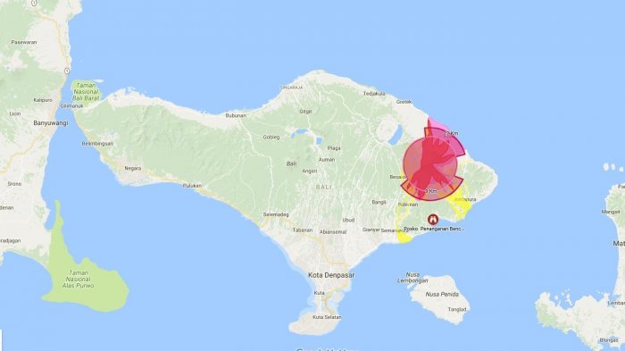Kondisi Gunung Agung Hari Ini Pantauan Sampai Pukul 06.00 Wita
