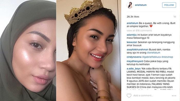 Sebelumnya Berhijab, Ariel Tatum Berpose Seksi dengan Rambut Basah