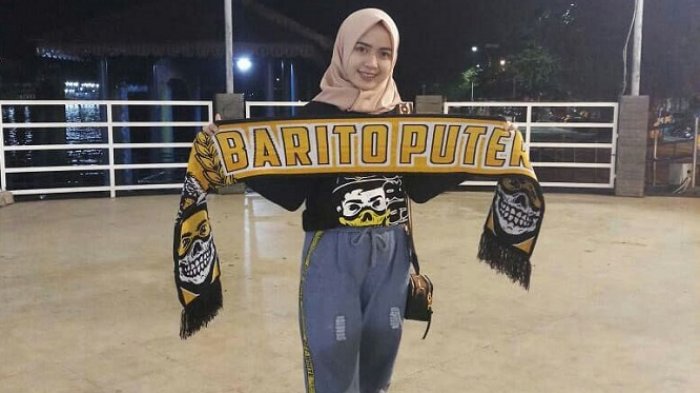 Barito vs Sriwijaya FC Pekan ke-13 Liga 1, Suporter Cantik Ini Yakin Barito Menang 2-1