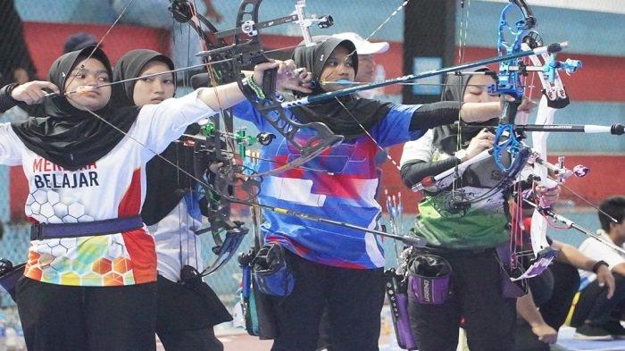 Ratusan Pemanah Kalimantan Beradu di Banjarmasin, Fathima Tak Sangka Bawa Pulang Medali ke HST