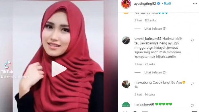 Sinyal Ayu Ting Ting Mau Berhijab, Voting Putri Abdul Rozak dan Umi Kalsum di IG Picu Reaksi