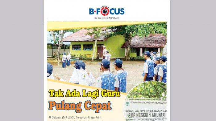 31 SMP di HSU Menerapkan Absensi Sidik Jari, tapi Masih Ada Kendala ini