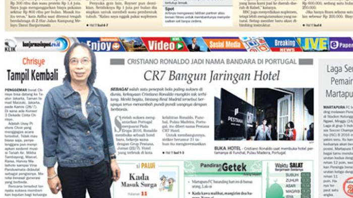 Cristiano Ronaldo Jadi Nama Bandara dan Bangun Jaringan Hotel,