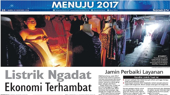 Listrik Byarpet Membuat Roda Perekonomian Kalsel Terhambat