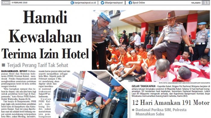 Anggota Komisi I DRPD Kota Banjarmasin Ini Prihatin Kamar Hotel Banyak Disalahgunakan