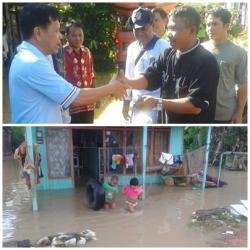 Belasan Desa Terendam, Bantuan Pun Berdatangan