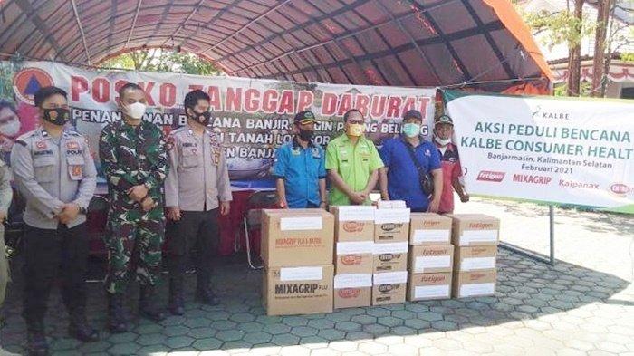 PT Kalbe Farma Tbk dan AKLI Kalsel Beri Bantuan untuk Korban Banjir di Kabupaten Banjar