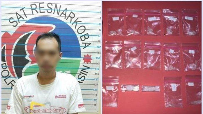 Polisi Temukan 15 Paket Narkoba di rumahnya, Pria Banjarmasin Ini Mengaku Sabu Miliknya