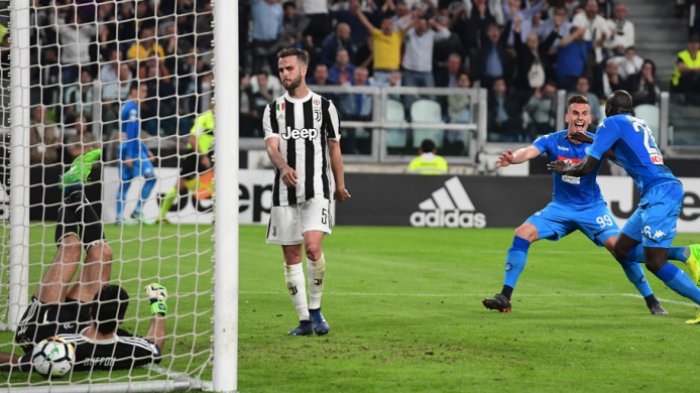 Hasil Liga Italia - Napoli Perbesar Peluang Juara Usai Permalukan Juventus