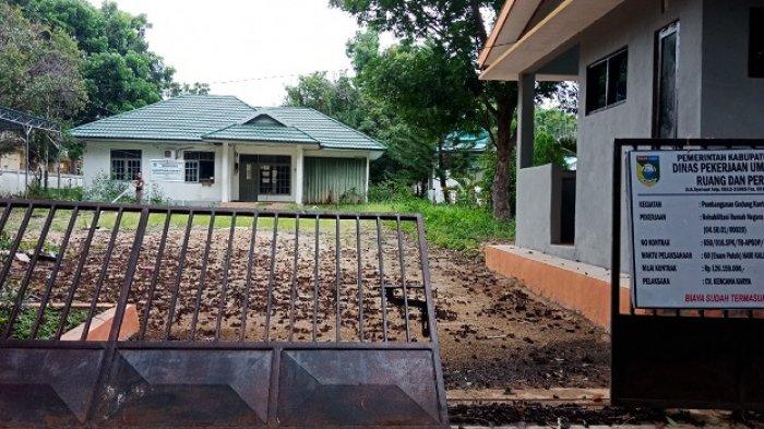 Bekas Kantor PMI Tanahlaut Dibangun Gazebo dan Pos Jaga, Ternyata Mau Dijadikan Ini