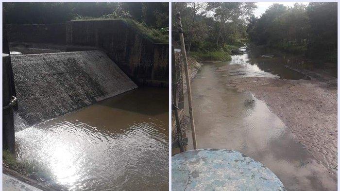 Air Irigasi di Bendungan Linuh Tapin Surut, Petambak Ikan Resah