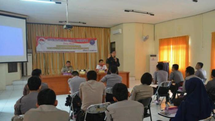 Polisi Balangan Dilatih Cara Pencegahan Narkoba