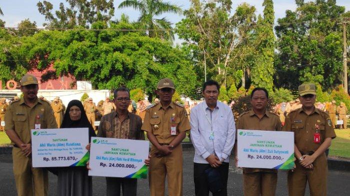 BPJS Ketenagakerjaan Berikan Santunan Kematian di Tiga Kota