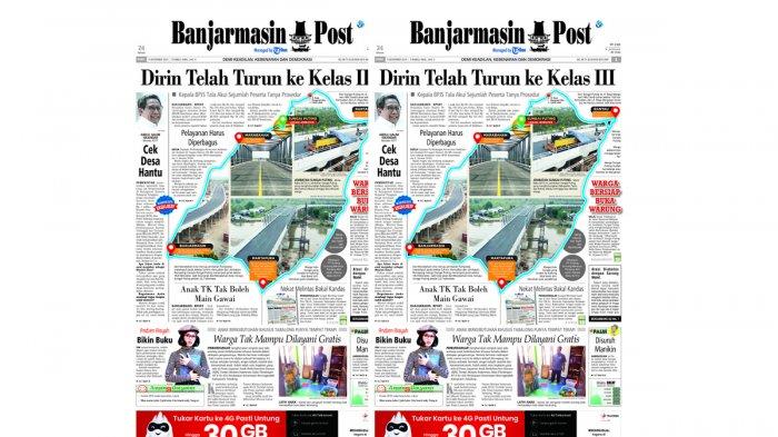 Penghasilan Warung Tak Seberapa, Warga Pelaihari ini Pilih Turun ke Kelas III dari Kelas II