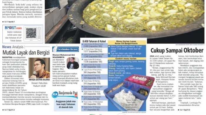 Jatah Uang Makan di Lapas Dilelang,