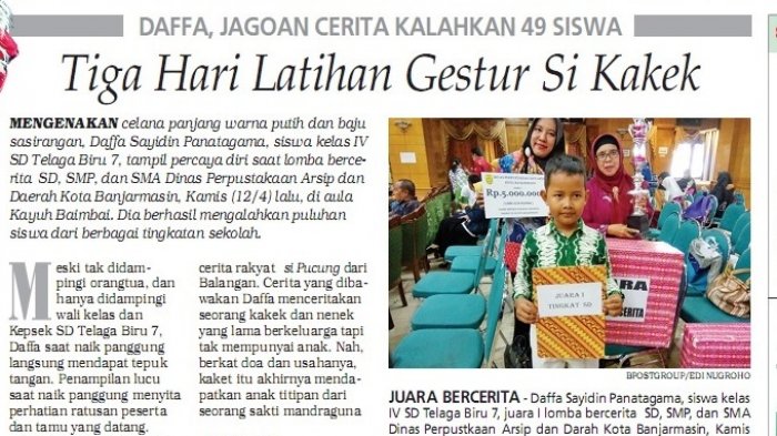 Lucu, Menggemaskan dan Mendalami Karakter yang Diceritakan, Bikin Juri Jatuh Hati dengan Daffa