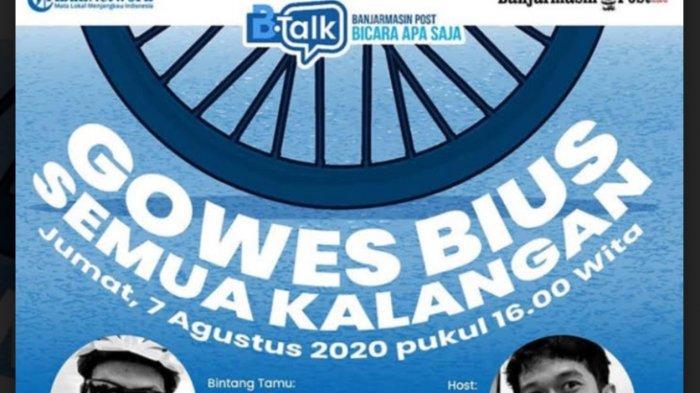 B-Talk Hari Ini Bicara Trend Bersepeda, Saksikan Live di Youtube, Facbeook dan Instagram