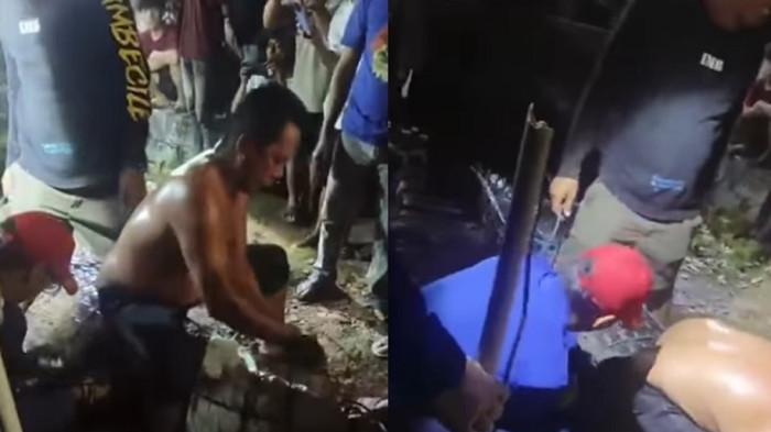 Buaya Ukuran 4 Meter Masuk Pemukiman Warga di Sangatta Kaltim, Sudah Menunjukan Diri Sebanyak 7 Kali