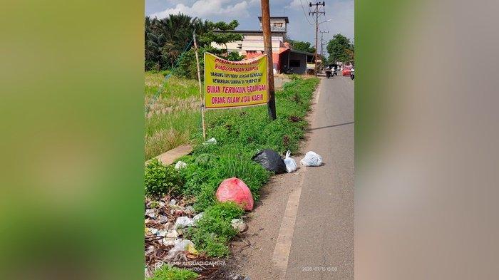 Warga Tapin Diminta Tak Buang Sampah di Pinggir Jalan Raya