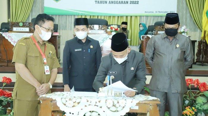 Rancangan Perda APBD 2022 Kabupaten HSU Telah Ditetapkan