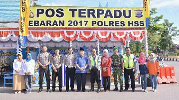 Pantau Kesiapan Posko Lebaran, Ini Kata Bupati HSS Achmad Fikry
