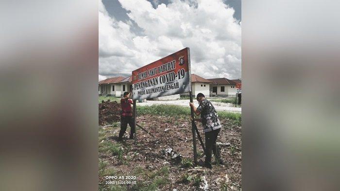 Pihak RS Bhayangkara Palangkaraya Cek Kesiapan RS Darurat Covid-19 di Asrama Brimob Polda Kalteng