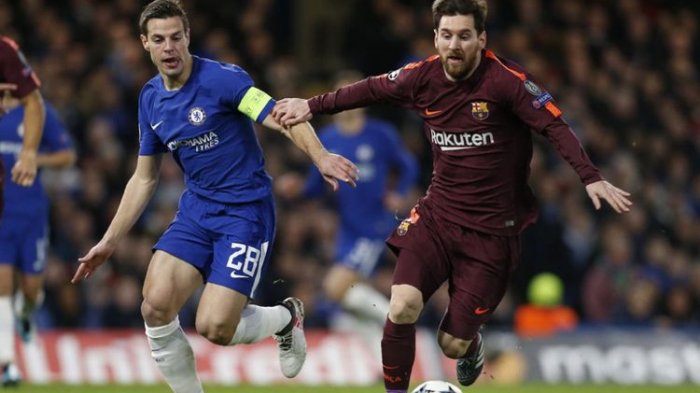 Hasil Liga Champions - Barcelona Vs Chelsea Berakhir Seri 1-1