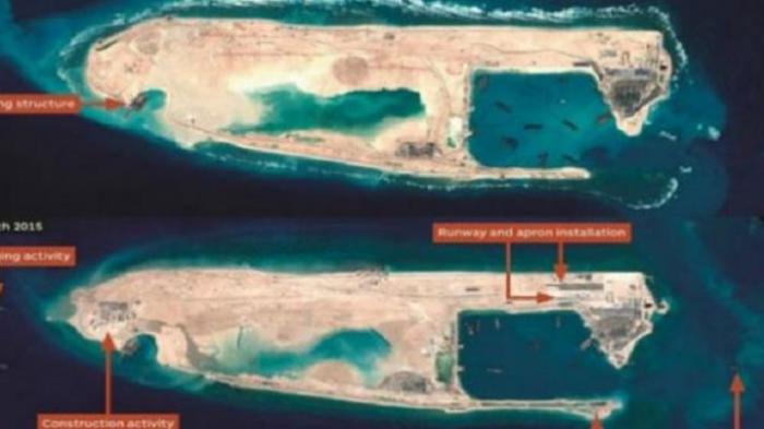 China Daratkan Pesawat Militer di Laut China Selatan