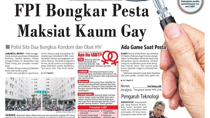 FPI Bongkar Pesta Maksiat Kaum Gay
