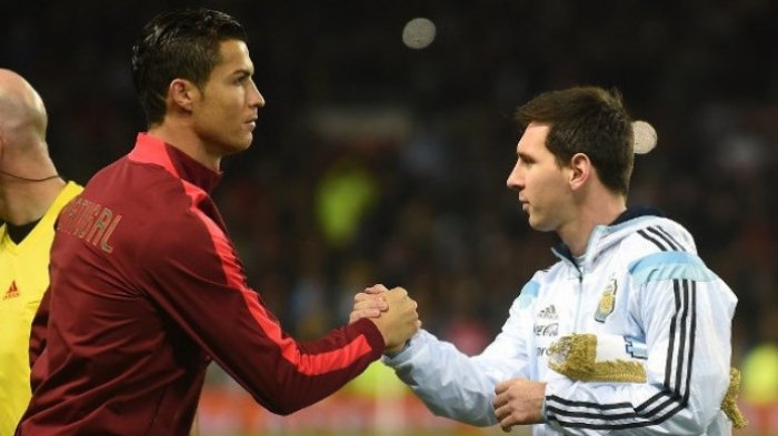 Ini Selebrasi Cristiano Ronaldo yang Disebut Tiru Lionel Messi Setahun yang Lalu