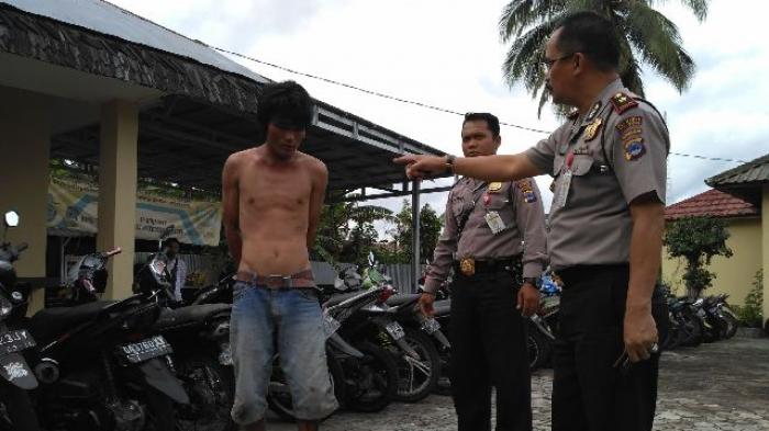 Pencuri Helm Itu Mengaku Warga Pal 9 Kertak Hanyar