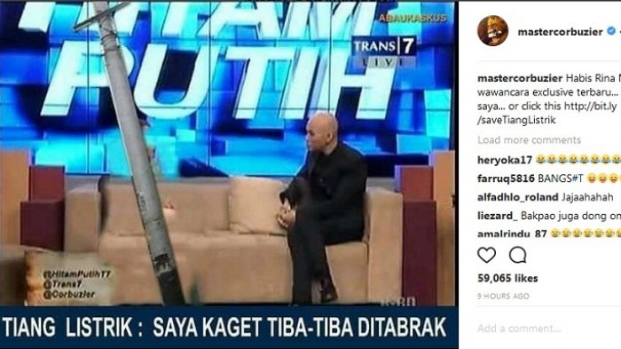 Ngakak, Deddy Corbuzier Wawancara Eksklusif dengan Tiang Listrik, Begini Jawabannya