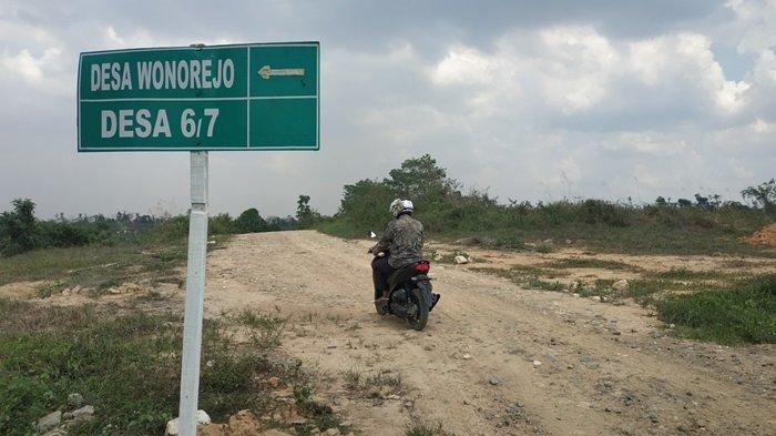 Desa Wonorejo Kecamatan Juai Balangan Sempat Disebut Desa Fiktif, Kini Rata dengan Tanah
