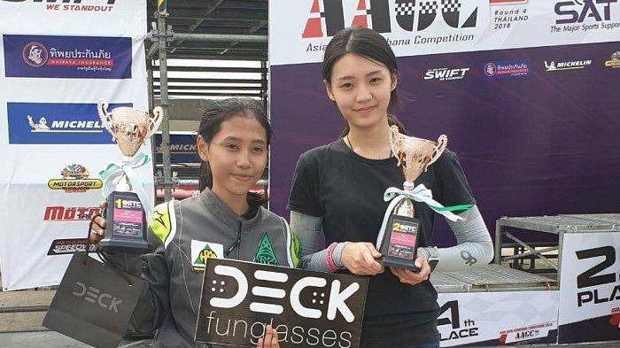 Ikut Dua Event Sekaligus, Peslalom Muda Banua Dina Picillia Mengharumkan Indonesia di Thailand