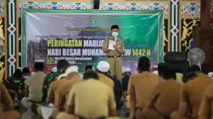 Pemkab Tanbu Gelar Peringatan Maulid Nabi di Masjid Agung Nurussalam